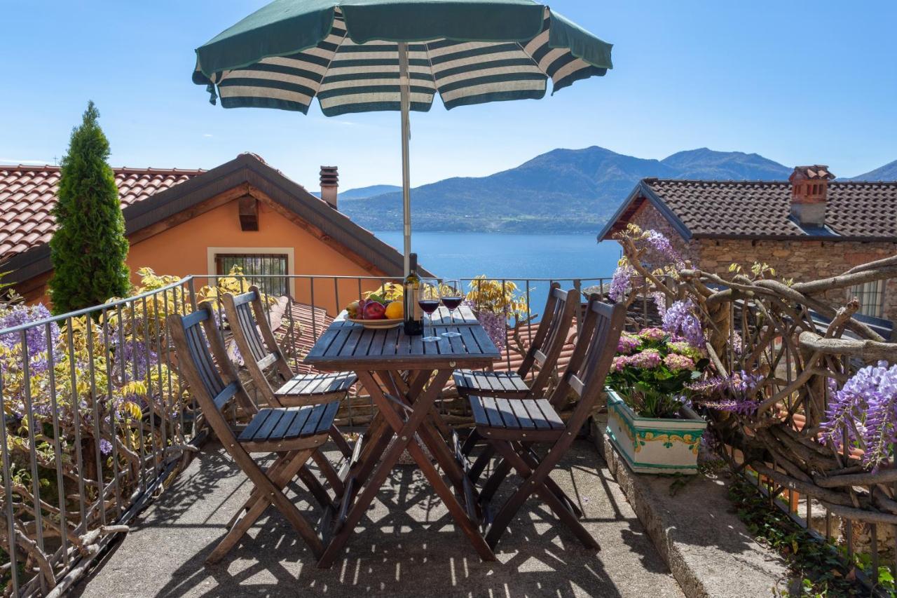Ferienwohnung Cadebei Oggebio Exterior foto