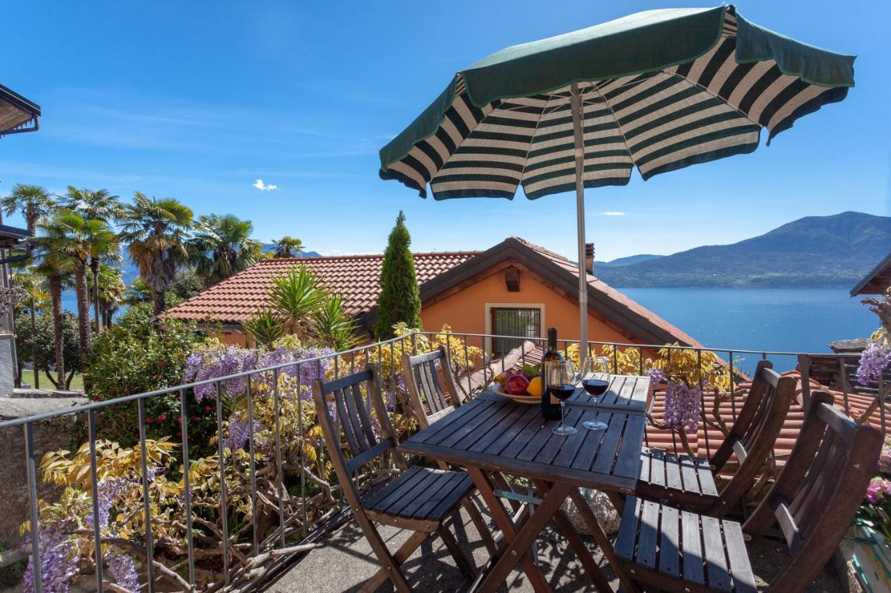 Ferienwohnung Cadebei Oggebio Exterior foto